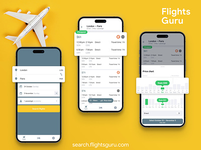 FlightsGuru cheap flights search application avia cheap flights search tickets travel web service