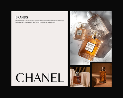 ScentSavvy brands design e commerce elegant luxurious luxury perfume ui webdesign