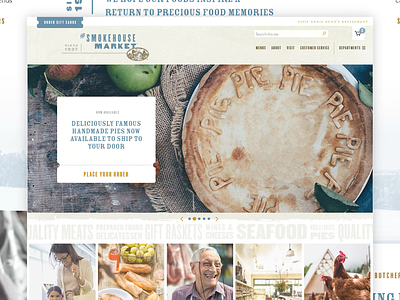 Smokehouse Market Website design grocery market redesign smokehouse stl ui webdesign