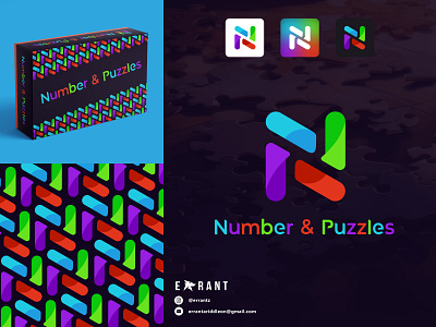 Number & Puzzles - Logo Design branding design graphic design logo logodesign
