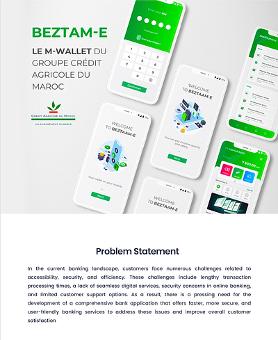 BEZTAM-E app bank maroc mobile ui use case ux