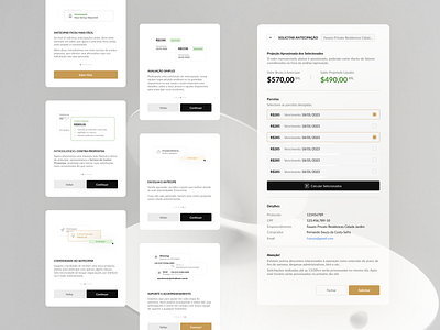 Multiple Pages Modal bank finance financial graphic design instructions modal modals multiple multiple modals responsive responsiveness steps system ui