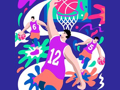 Basketball basketball illustration sports