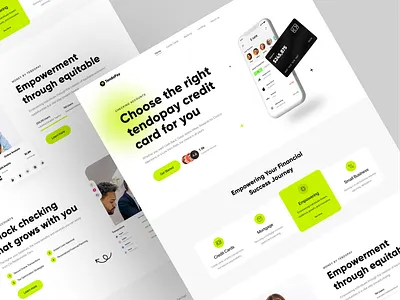 Finance Landing Page - TendoPay animation banking dashboard digital banking finance ui finnance finnance landing page finnanceal fintack fintack landing page fintech home page landing page saas saas landing page uidesign uiux user interface web design website