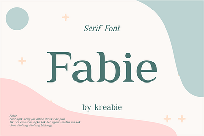 FABIE - FONT classic font cool feminime font font minimalist modern monogram sans serif