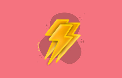 Power creativepeddler design digital art electricity graphic design illustration light minimal power spark vector yellow