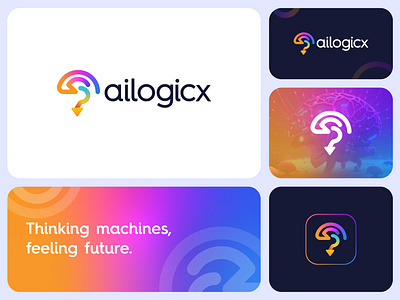 Ai, artificial intelligence logo, tech, brain, brand identity ai logo artificial intelligence bot logo brain logo brand identity branding branding agency branding and identity design gradient logo graphic design logo logo and branding logo design logo trend 2024 modern logo monogram logo tech logo technology web3 logo