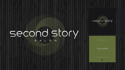 Second Story Hair Salon Logo & BC branding hair salon logo