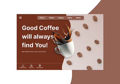 CoffeeCraft : A Brew-tiful UI branding designer figma figmadesign ui uidesign uxdesign