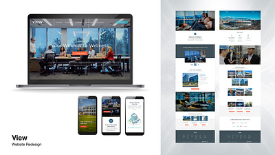 View Smart Glass Website Redesign corporate brand micro animations mobile design responsive design website redesign
