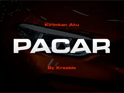 PACAR - FONT automotive font best font bold font car font cool font font great font illustration man font manly font minimalist modern modern font monogram simple sport font strong font tech font