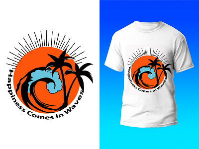 Summer T-shirt Design 2 vector