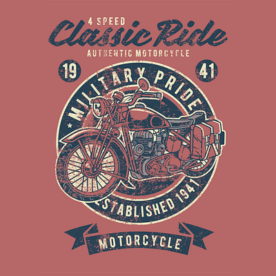 Vintage Classic Ride design graphic design illustration vector