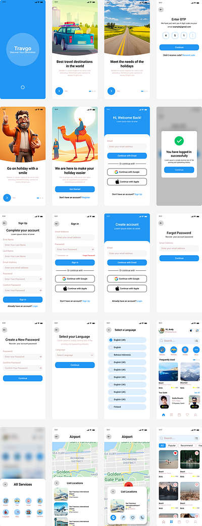 Mobile App UI Design figma graphic design mobileapp screens ui uiux ux