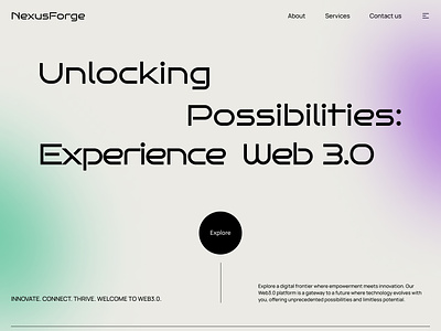 Web 3.0 Platform ui ui design web 3.0 web design website