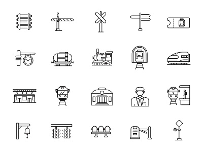 Train Station Icons free icons free vector freebie icon set icons download train train icons train station vector icon