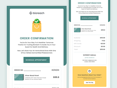 Order confirmation Email template Design email signature design email template figma email html email mjml email newsletter design order confirmation order confirmation email design order confirmation newsletter order email template order newsletter design