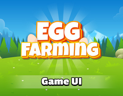 Egg Farming Game UI 2d game game design game ui gui ui