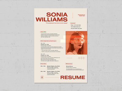 Resume Template application career curriculo curriculum cv employment graphic design history job layout modern resume template vitae