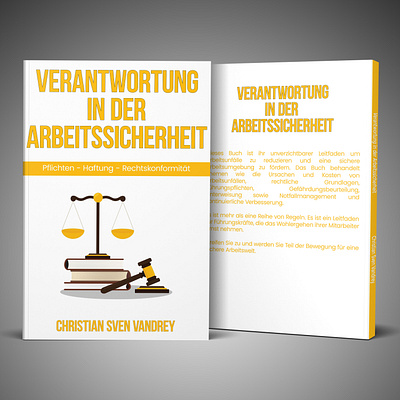 Verantwortung in der Arbeitssicherheit book book art book cover book cover art book cover design book cover mockup book design cover art design ebook ebook cover epic bookcovers graphic design kdp cover kindle book cover kindle cover minimal book cover paperback cover professional book cover unique book cover