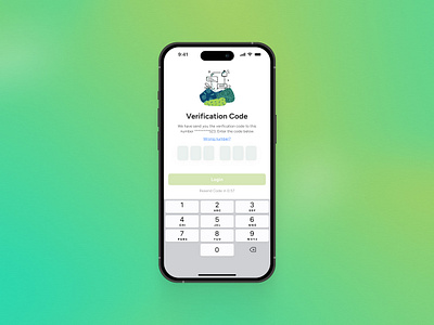 Daily UI #11 -Verification Code Screen Design otp ui