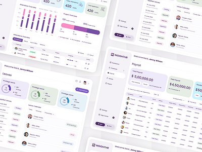 insightHR - HR Management Application Design clean dashboard dashboard ui dashboard uiux design hr app hr application hr software hr software design hr web app minimal product design ui ui design web app web app ui