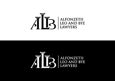 letter ALB lawyer logo alb logo branding design graphic design illustration illustrator lawyer logo letter alb logo typography vector