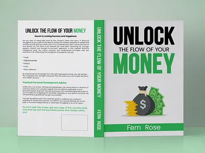 Unlock The Flow of your Money book book art book cover book cover art book cover design book cover mockup book design cover art design ebook epic bookcovers graphic design hardcover kindle book cover kindle cover minimalist book cover non fiction book cover paperback cover professional book cover self help book cover
