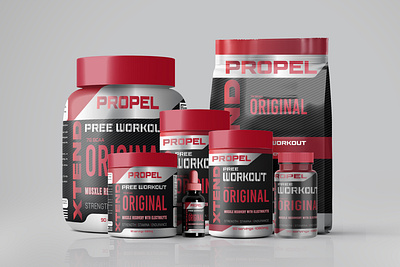 Supplement Full Package Label Design bottle design bottle label calcium immune booster label design packaging product packaging supplement supplement label design workoutprotien