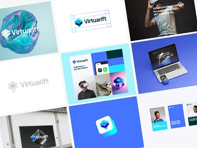 Branding for Virtuarift blockchain technology brand designer brand identity branding crypto logo digital asset ecommerce futuristic logo logo logo designer modern logo nft logo nft marketplace nftart unique modern logo v logo virtual reality visual identity vr logo