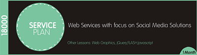 Web Design Service Promotion Materials branding design graphic design typography vector