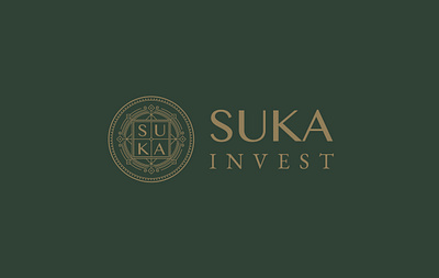 Suka Invest Logo Case Study branding classic finance logo graphic design icon invest comopany logo logo logo design case study retrostyle logos typography vector