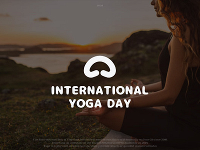 International Yoga Day- Logo Design branding graphic design logo logodeisgn photoshop yogaday yogalogo