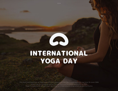 International Yoga Day- Logo Design branding graphic design logo logodeisgn photoshop yogaday yogalogo