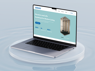 Itech Lifts | Website design clean design design landing page minimal ui uidesign uxdesign