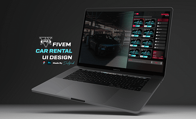 Car Rental UI Design for GTA V branding design figma grand theft auto graphic design gta illustration logo roleplay ui ux