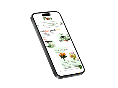 Florist App HomePage florist app