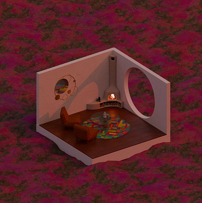 3D Isometric Room 3d animation isometric design isometric room motion graphics
