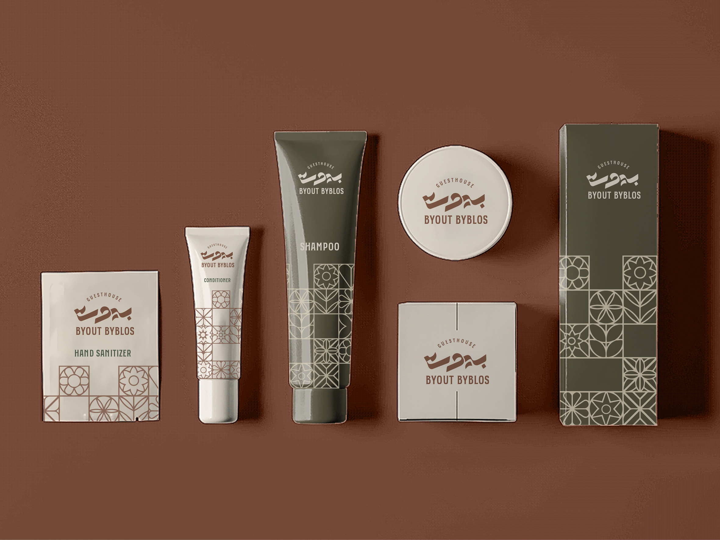 Byout Byblos 3d branding graphic design logo