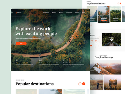 CoTravel website design