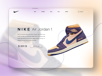 Nike Landing Page app art brand branding clean design flat graphic design icon illustration logo logo design minimal typography ui ux vector web web design website