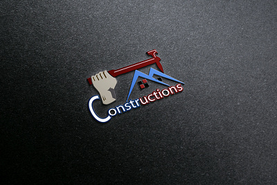 Construction logo design 3d animation branding custom t shirt design design graphic design illustration logo motion graphics ui ux vector