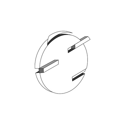 Logo | Abstract | youtuber DiGITAL PROGRESS 3d graphic design isometry logo youtube logo
