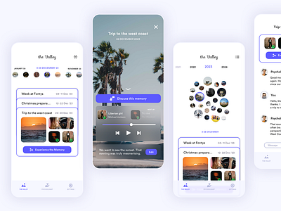 Memory Valley ai app ios journaling memories reflection uiux