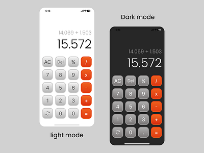 Calculator app design #Dailyui 4 appdesign calculator calculator design calculatorapp design figma ui uidesign uiux