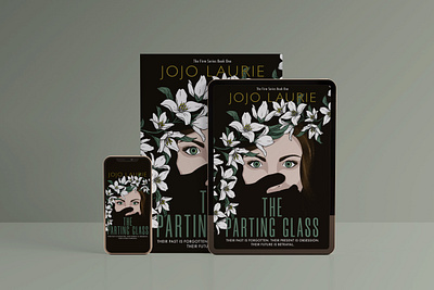 Book cover illustration & design The Parting Glass, Jojo Laurie book cover design design graphic art graphic design illustration