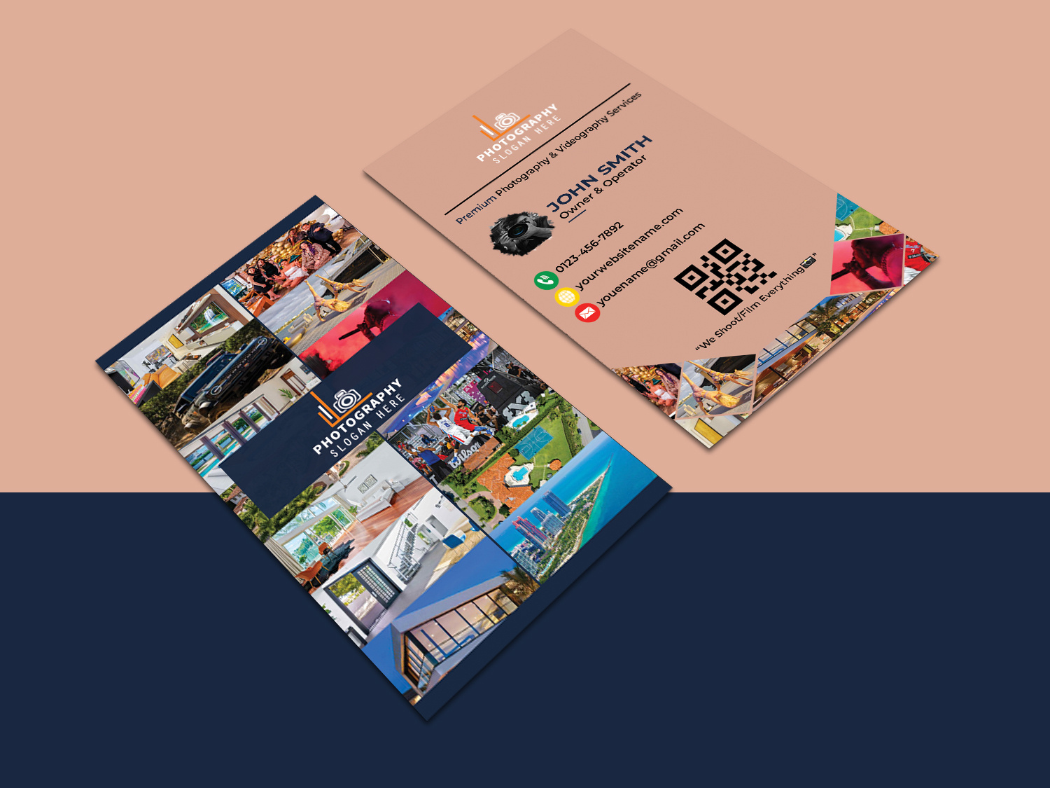 Example of Business Card, Stationery,T Shirt Design