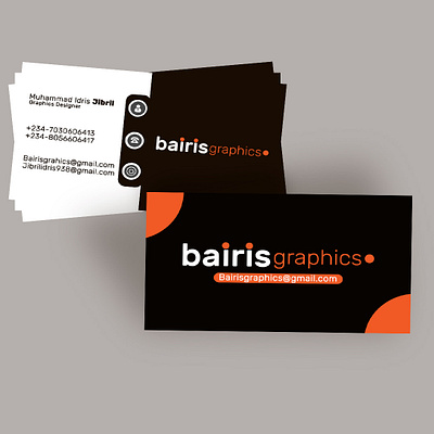 Business card graphic design