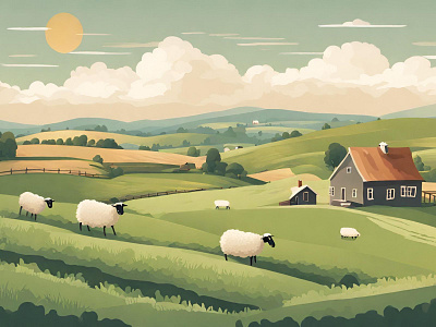 Countryside design graphic design illustration vector