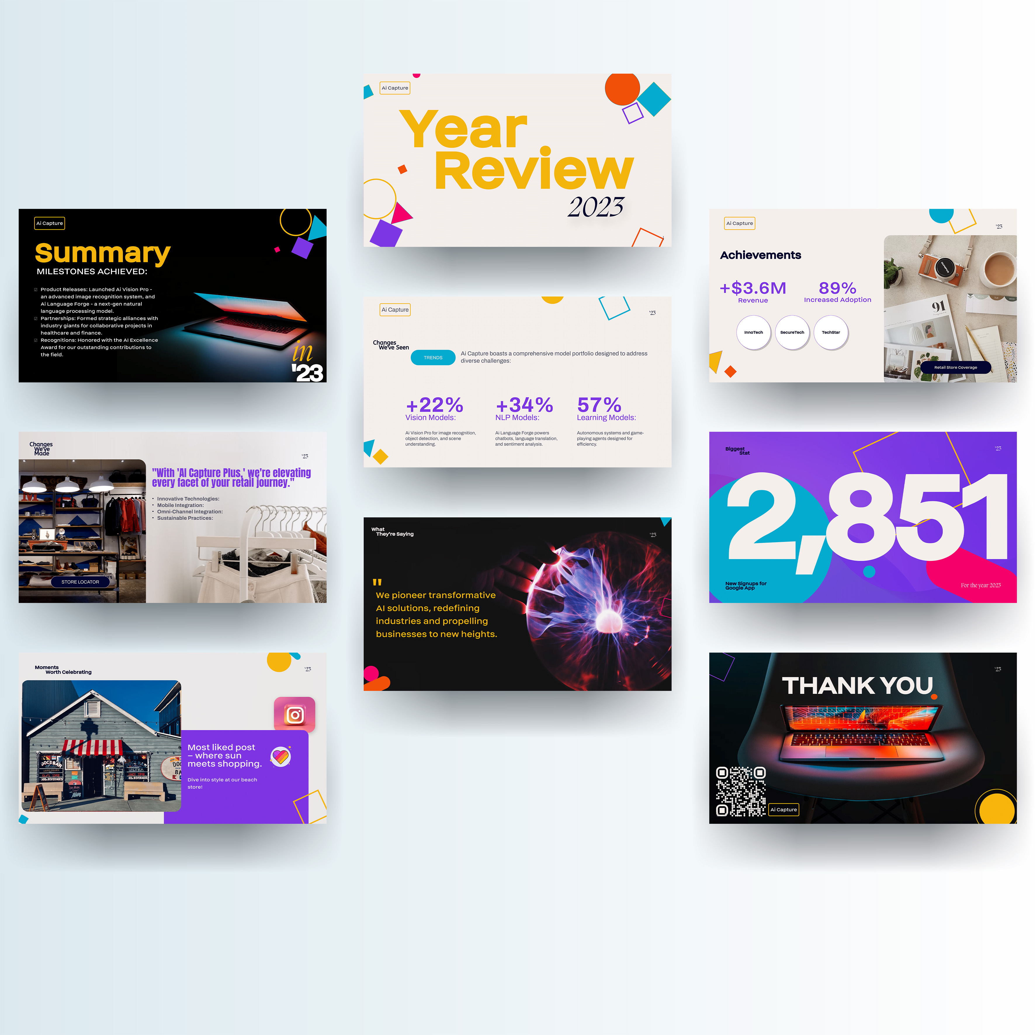 Example of Presentation Design | Pitch Deck Design